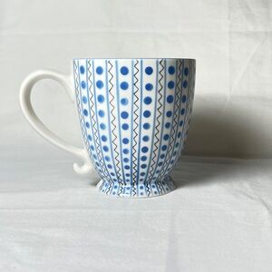 Starbucks 2003 Barista Blue and White mug